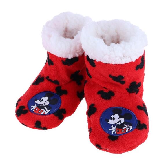 Textiel Trade Kids' Disney Mickey Mouse Print Bootie Slipper - Picture 2 of 4